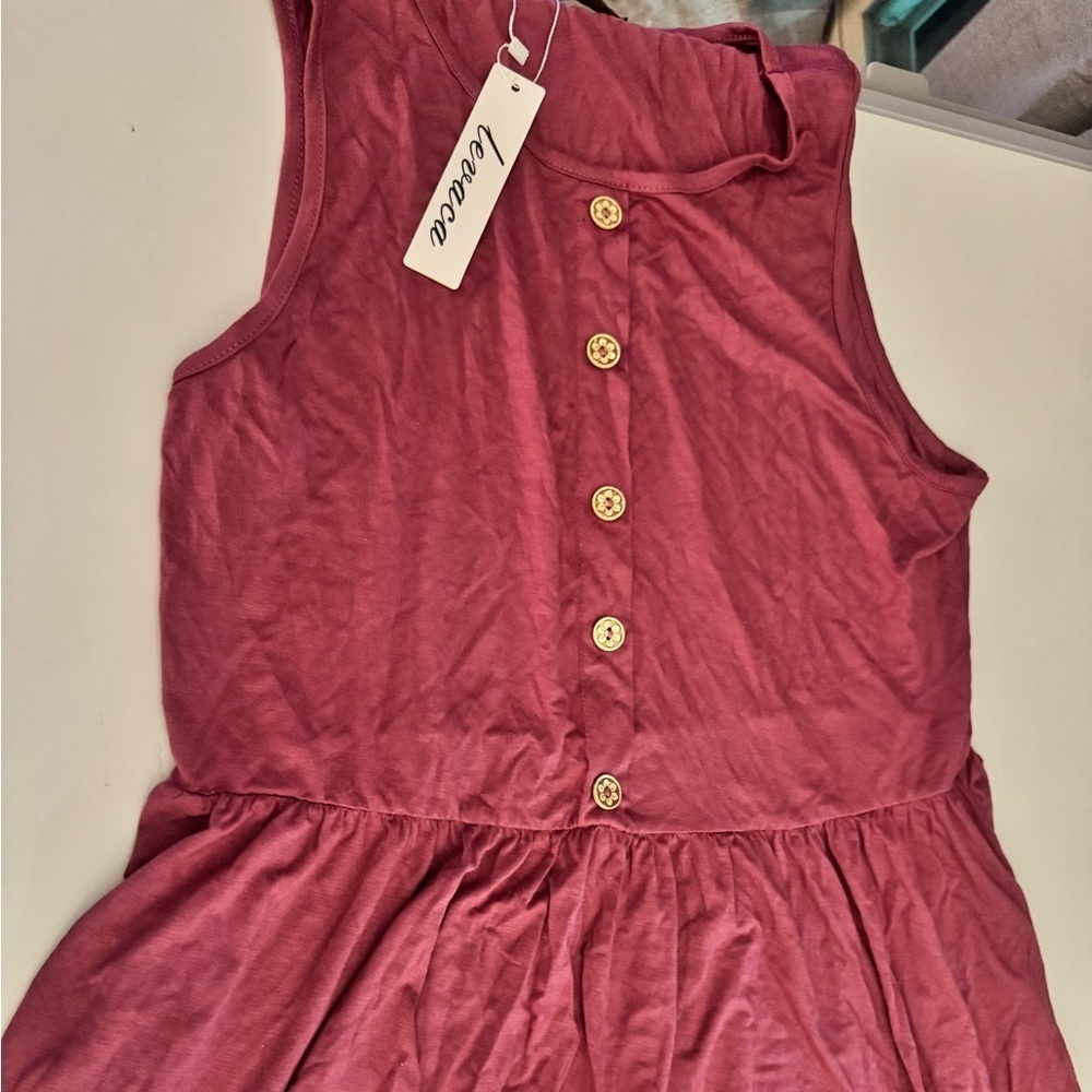 NWT Levaca fuchsia colored maxi dress, size large - Picture 9 of 10
